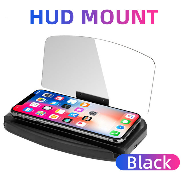 Mobile Phone Holder Hud Display Car Navigation